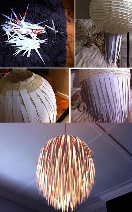 puszysta lampa diy
