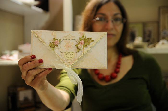 piękna kartka ślubna