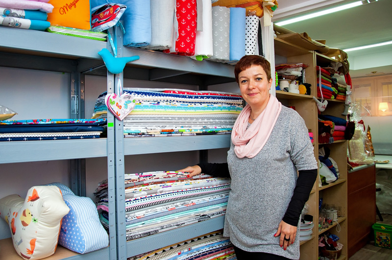 kolorowe tkaniny dla dzieci